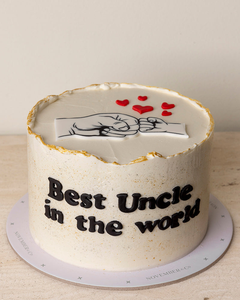 BEST UNCLE in the WORLD - (Hand Cake)