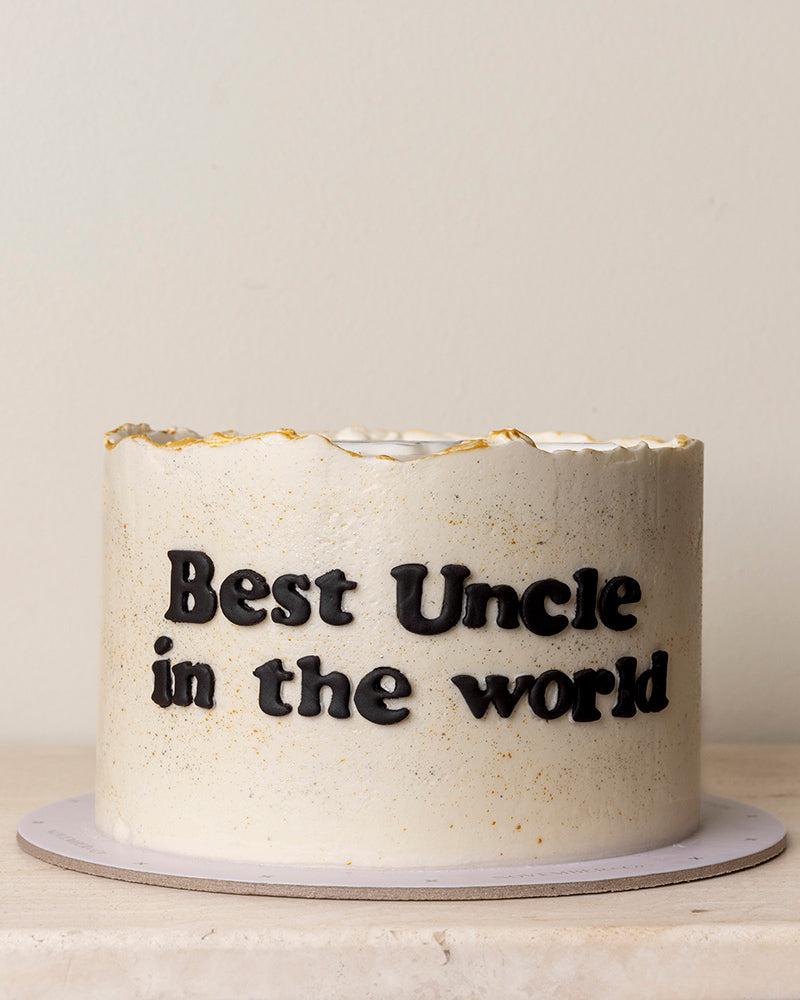 BEST UNCLE in the WORLD - (Hand Cake)