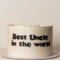 BEST UNCLE in the WORLD - (Hand Cake)