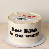 BEST BABA in the WORLD - (Hand Cake)