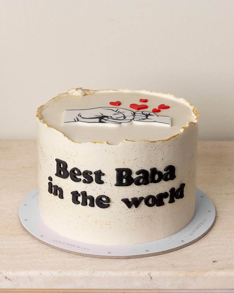 BEST BABA in the WORLD - (Hand Cake)