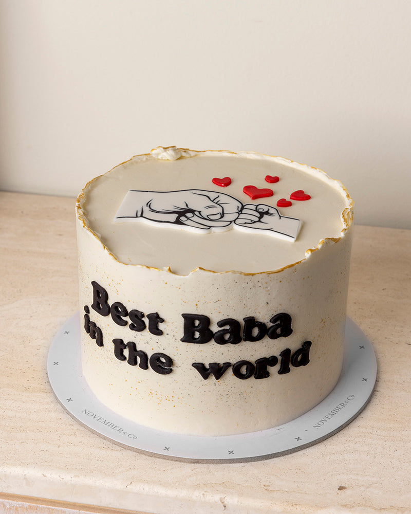 BEST BABA in the WORLD - (Hand Cake)