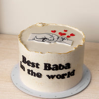 BEST BABA in the WORLD - (Hand Cake)