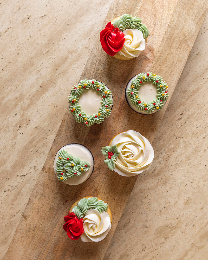 Seasonal Cupcakes - Box Of 6 pcs (Assorted)