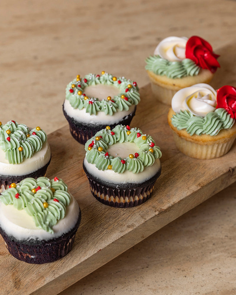 Seasonal Cupcakes - Box Of 6 pcs