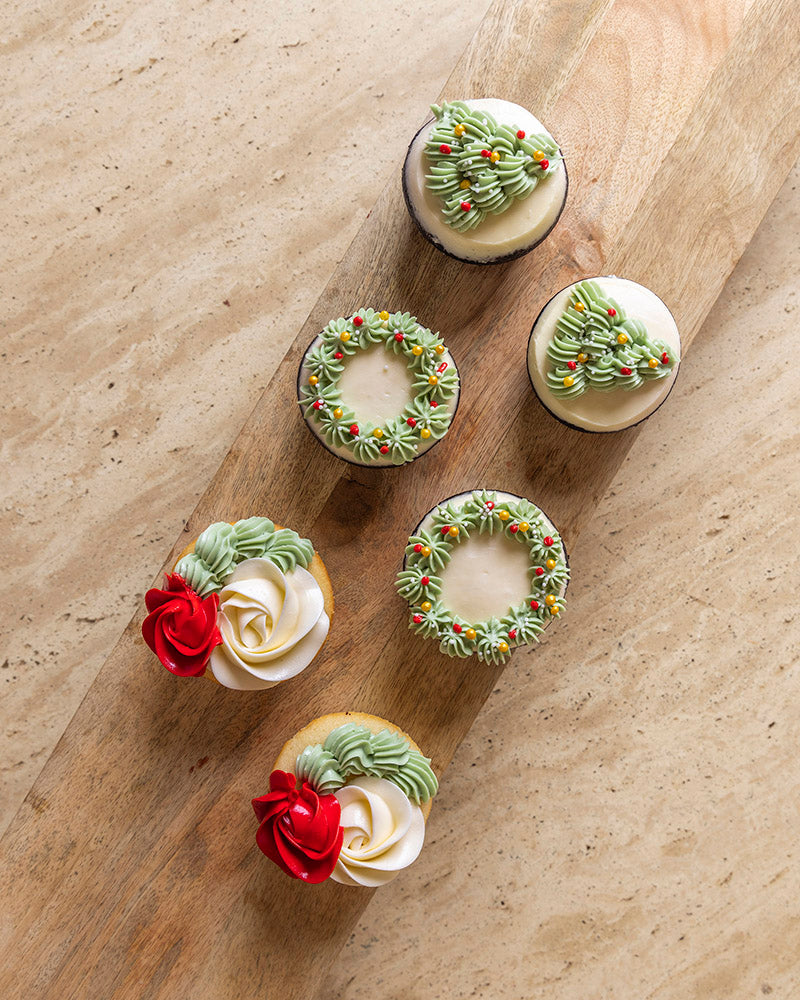 Seasonal Cupcakes - Box Of 6 pcs
