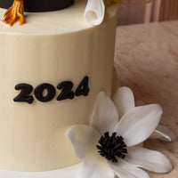 Graduation Cake 2024 w/ Black Cap