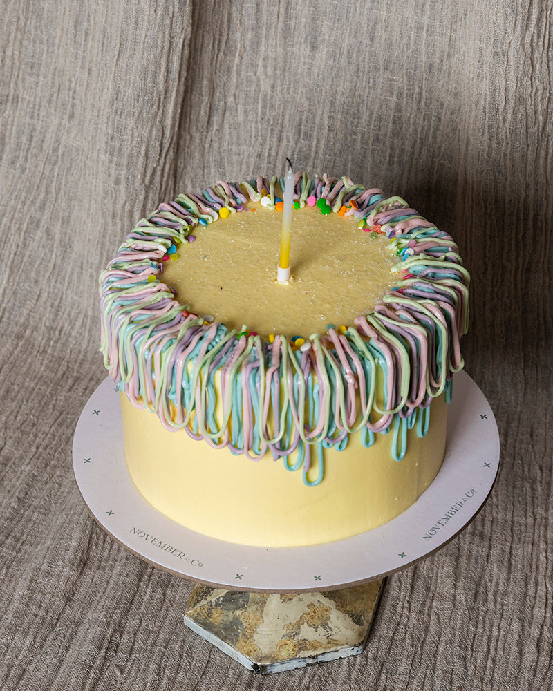 BIRTHDAY SQUIGGLES - Yellow