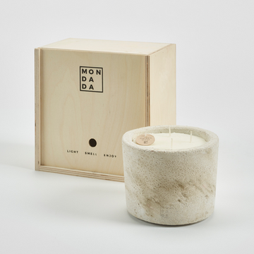 Indoor Urban Candle - Small (Ecru, Down to Earth)