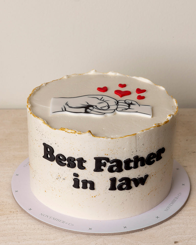 BEST FATHER-IN-LAW in the WORLD - (Hand Cake)