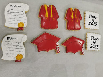 Set of 8 Grad Cookies 2023