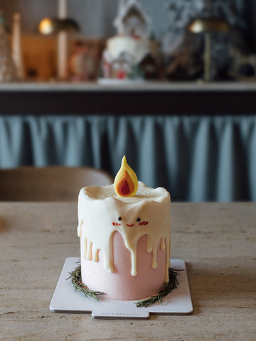 Mini Party Cake Melting Candle