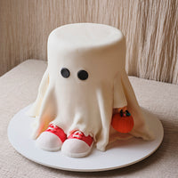 Ghost Cake with Shoes