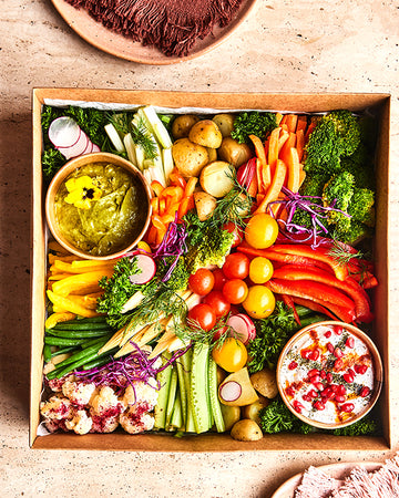 Seasonal Veggie Platter with Chicken