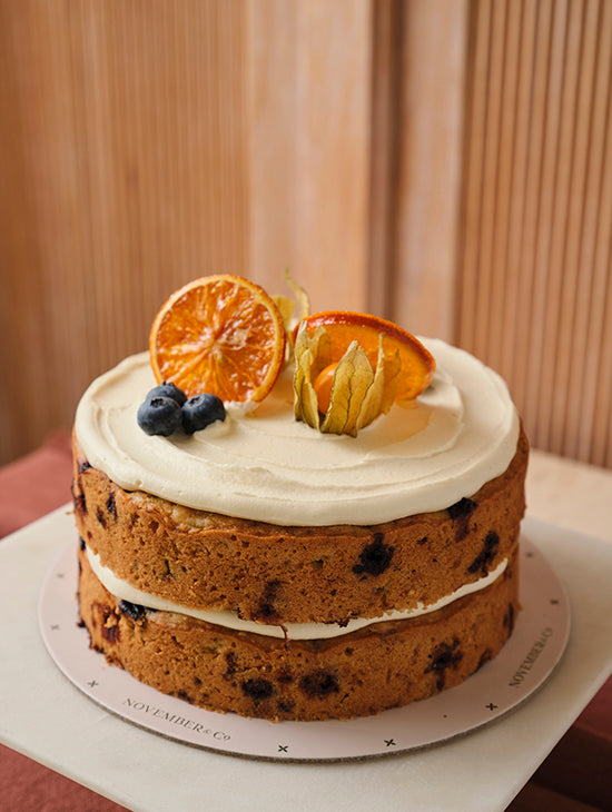 Zucchini Blueberry Cake