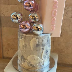 2023 Cake Pink with Silver Plexi Base